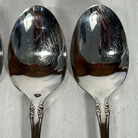 Oneida Brahms Community 7” Teaspoon Stainless Steel Flatware set of 4 - Picture 3 of 8